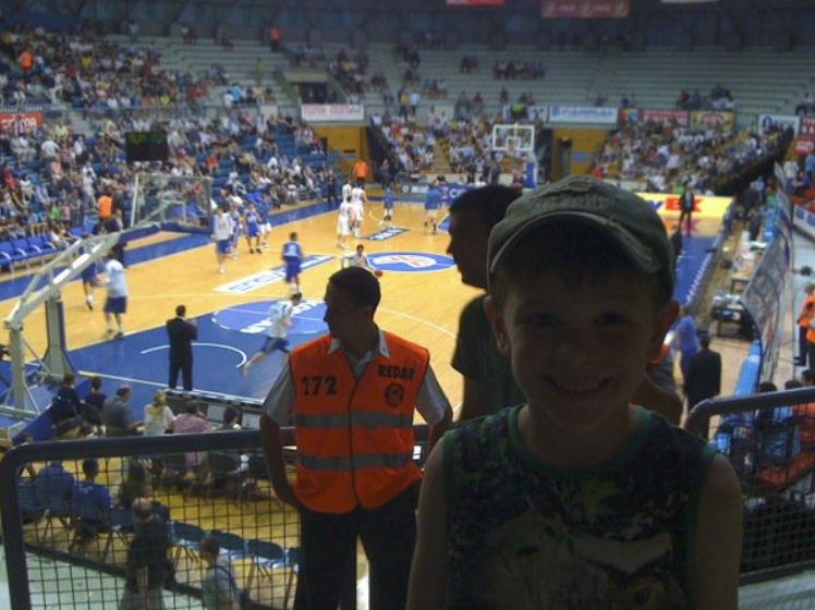 Sinčina i ja na utakmici finala&nbsp;Cibona-Zadar