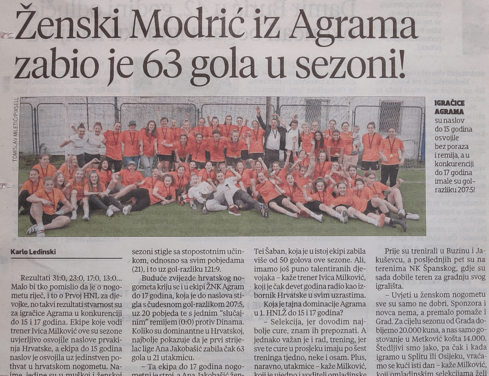 “Jedinstven pothvat u hrvatskom nogometu”&nbsp;❤