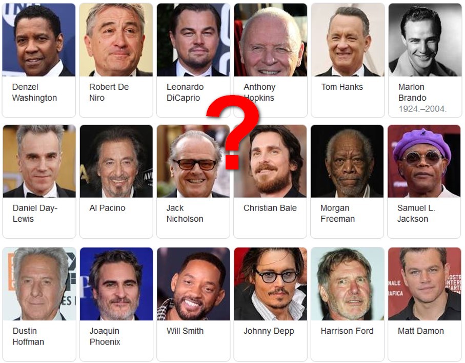 Najbolji glumci … po IMDB-u&nbsp;🤗🙄