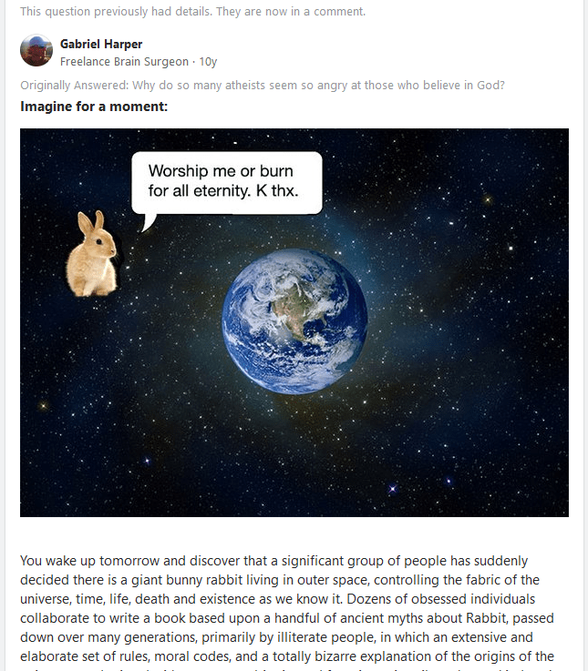 Zašto su ateisti često ljuti na&nbsp;vjernike?