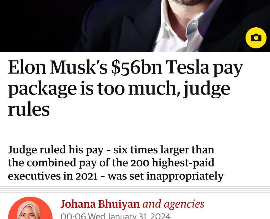 Oooo Eloneeee … 56 milijardi $, puf!&nbsp;😮🤣