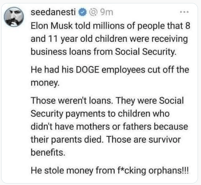 DOGE gubavci kradu siročad!!! 😡😡😡