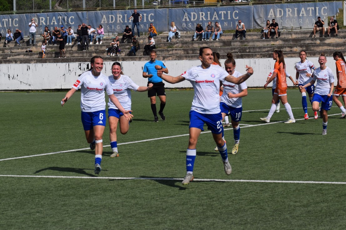 Polufinale Kupa, ŽNK Hajduk – ŽNK Agram 3 : 2