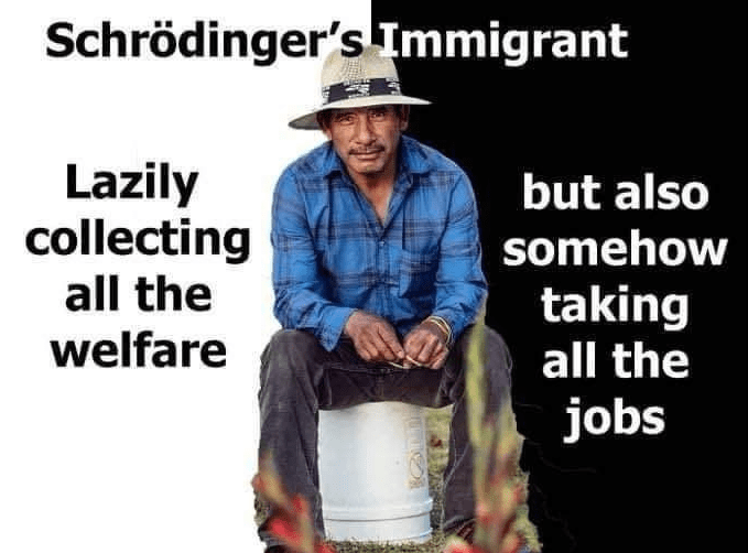 Schrodinger’s Immigrant 😂😂😂