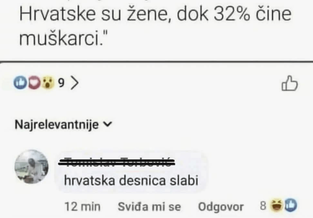 O hrvatskoj desnici&nbsp;😂😂😂