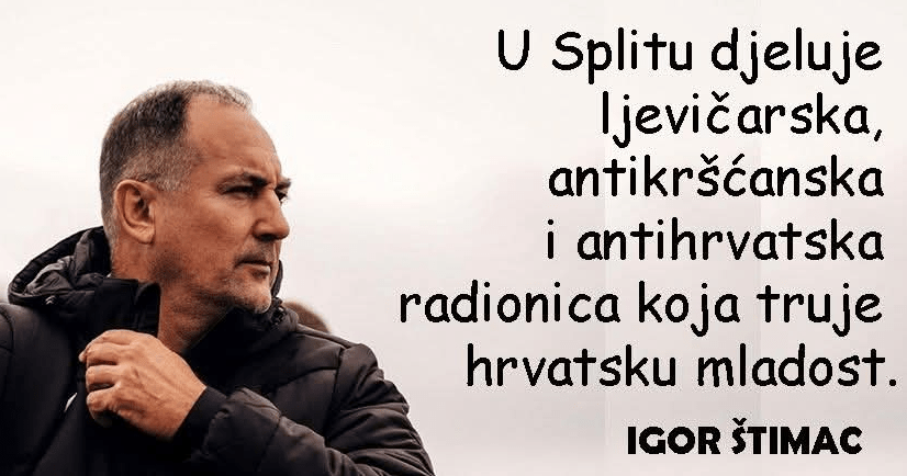 Igor Štimac … maloumni idiot par excellance&nbsp;😂😂😂