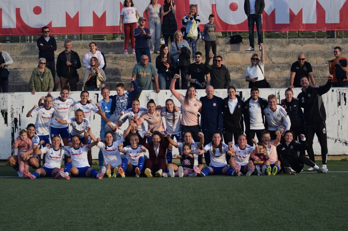 9. kolo Prve HNLŽ, Hajduk – Agram 2 : 0&nbsp;💪💪